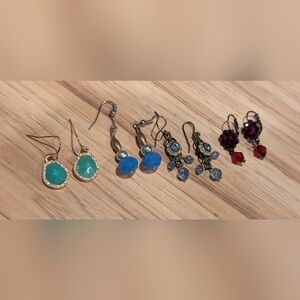 Set Of Four Pairs Of Earrings
